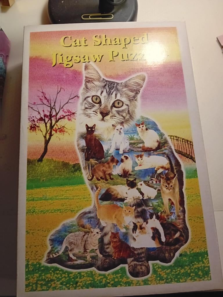 Puzzel kat, Ophalen, Minder dan 500 stukjes
