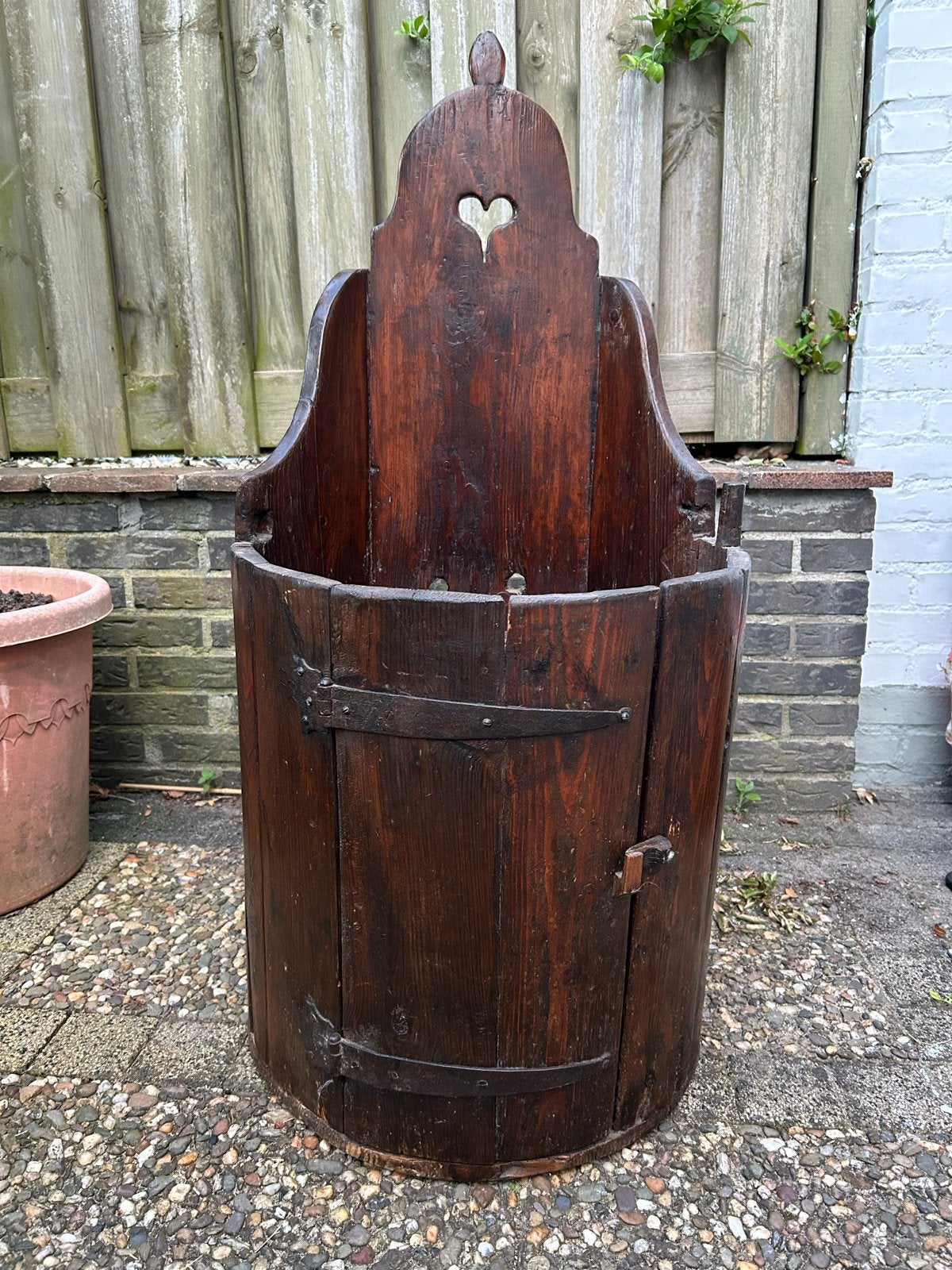 Antieke houten kinderstoel, Ophalen of Verzenden