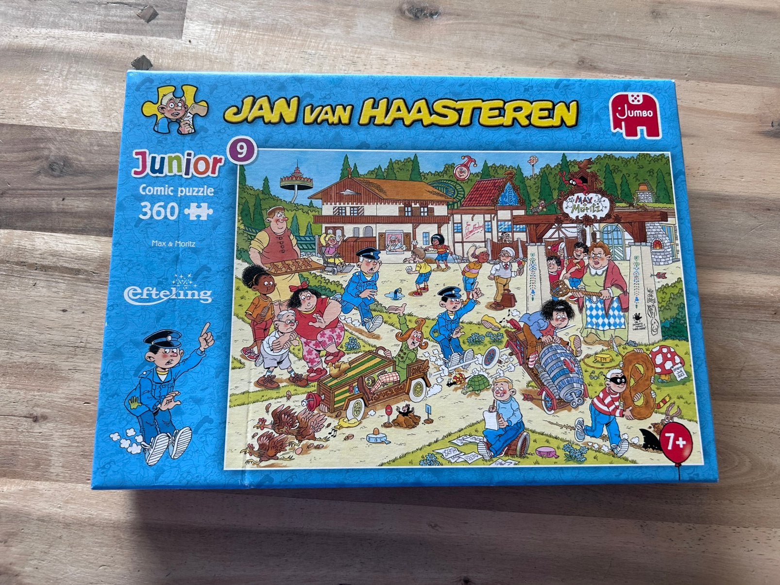 Jan van Haasteren puzzel efteling 360 stukjes, Ophalen of Verzenden, Minder dan 500 stukjes, Zo goed als nieuw