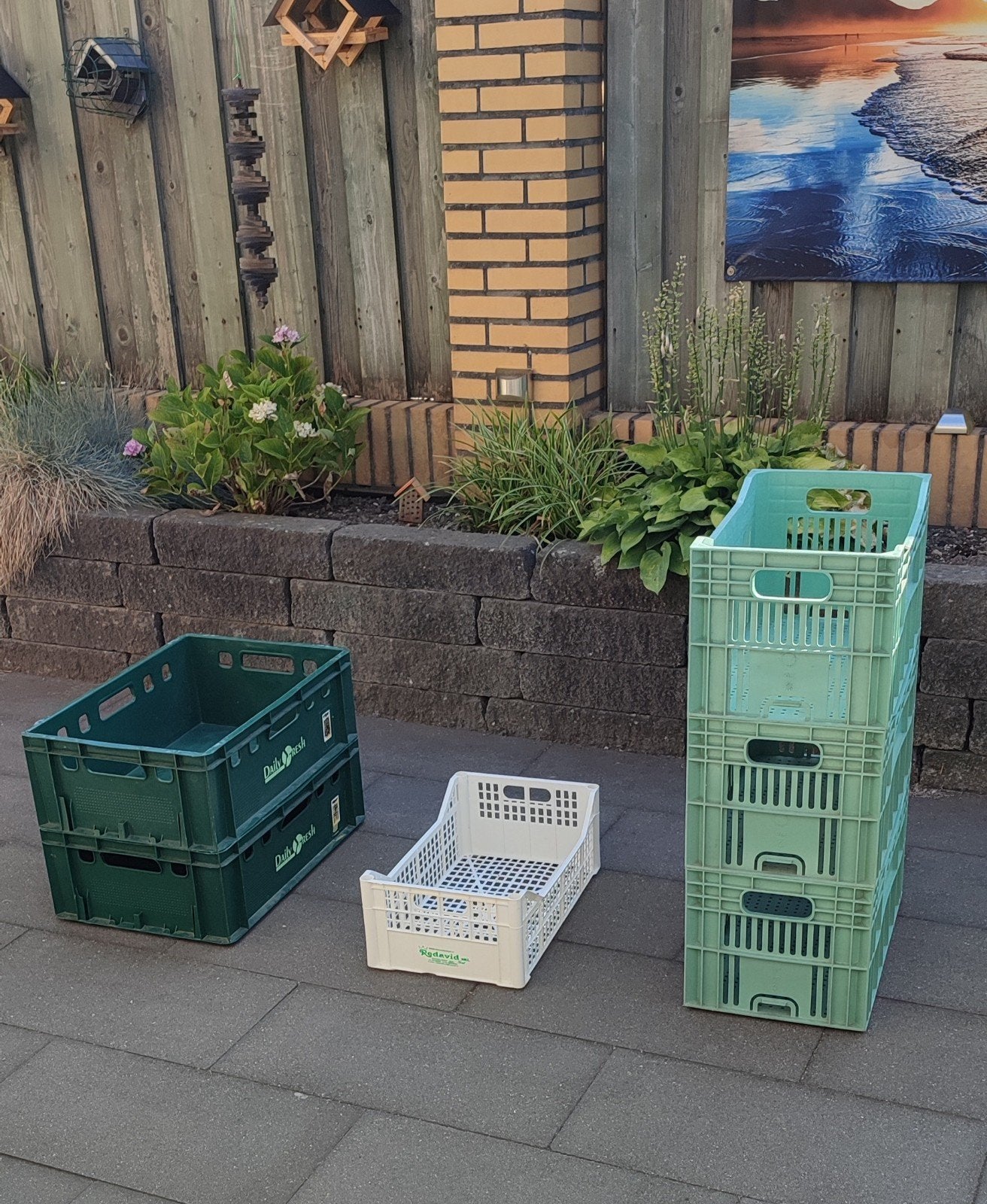 3 verschillende typen kratten, Doe-het-zelf en Verbouw, Kratten en Dozen, Ophalen of Verzenden, Gebruikt, Krat