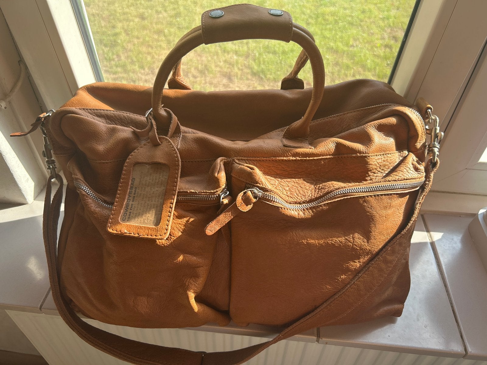 Cowboysbag The Big Bag 1544, Ophalen, Zo goed als nieuw, Bruin, Overige typen