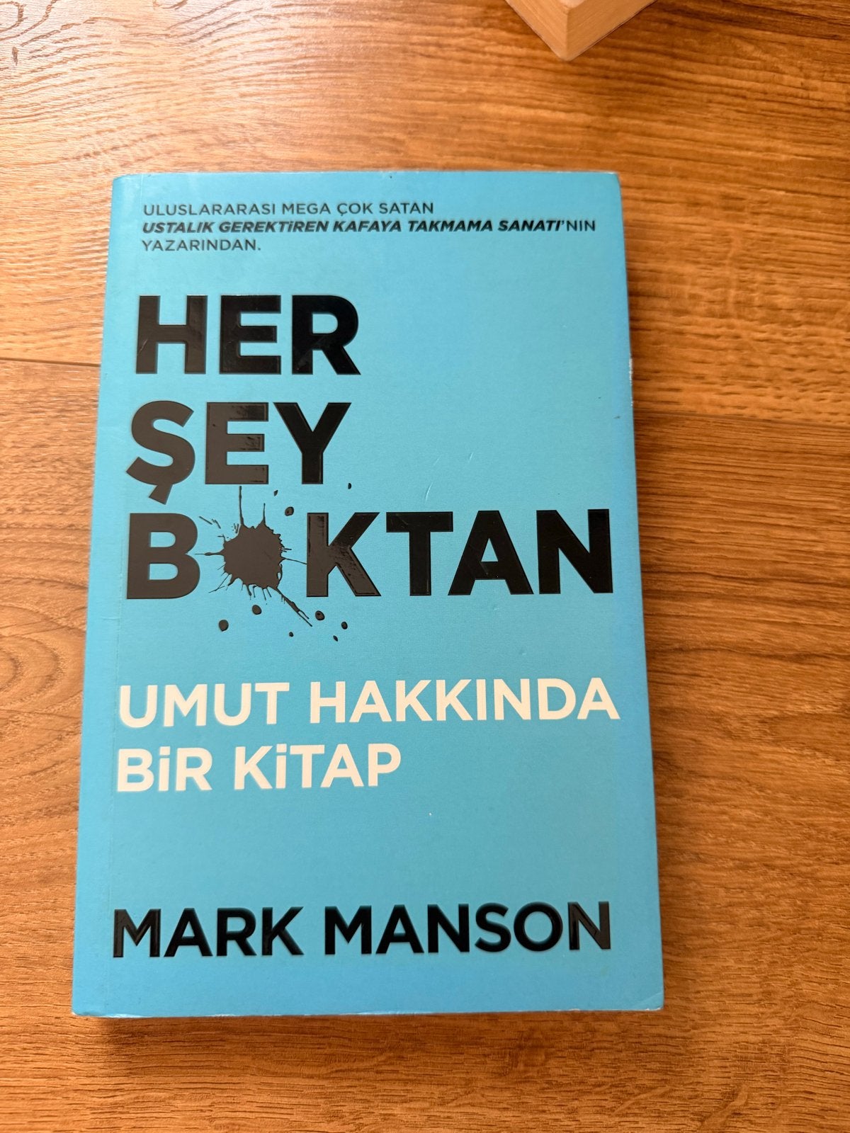 Her Şey Boktan: Umut Hakkında Bir Kitap - Mark Manson, Ophalen of Verzenden, Nieuw, Wereld overig