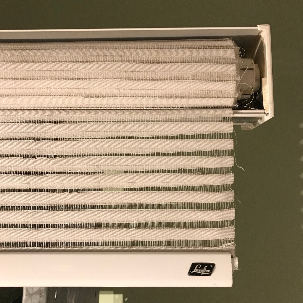 Roljaloezie wit (Luxaflex), Ophalen, Zo goed als nieuw, Wit