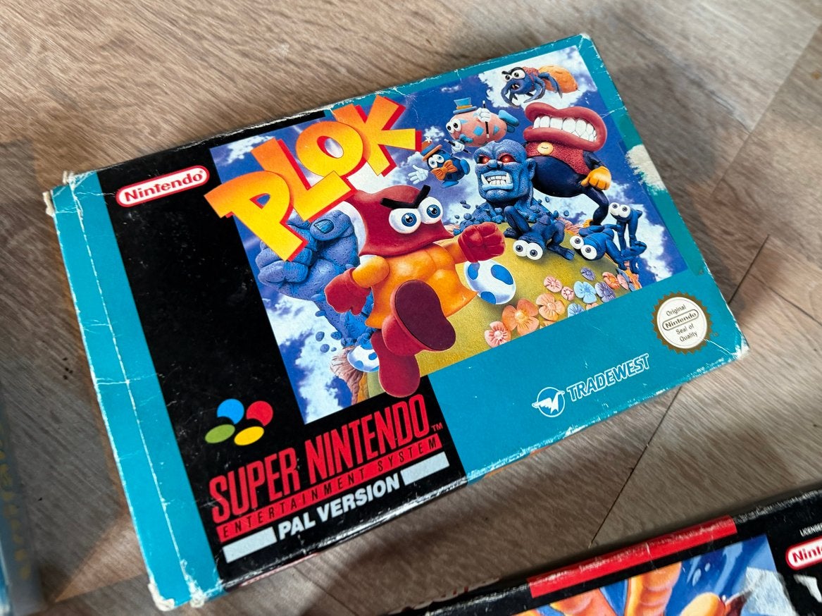 Plok - Super Nintendo (PAL Versie), Gebruikt, Verzenden, 1 speler, Platform