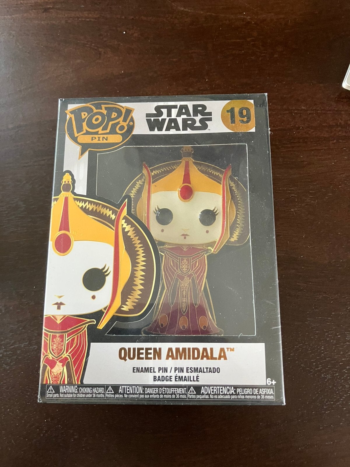 Funko pop Pin 19 Star Wars Queen Amidala, Ophalen of Verzenden, Nieuw