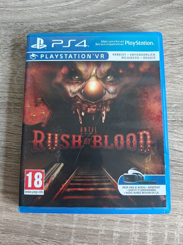 Until Dawn: Rush of Blood (PlayStation VR), Avontuur en Actie, Vanaf 18 jaar, 1 speler, Virtual Reality