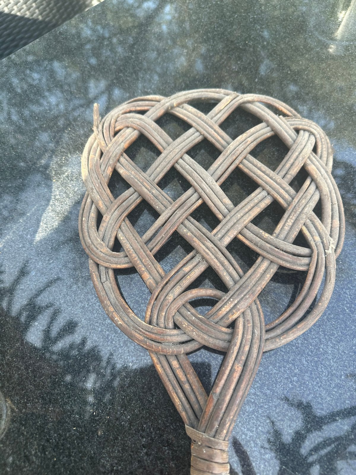 Antieke mattenklopper - Decoratief en authentiek, Ophalen of Verzenden