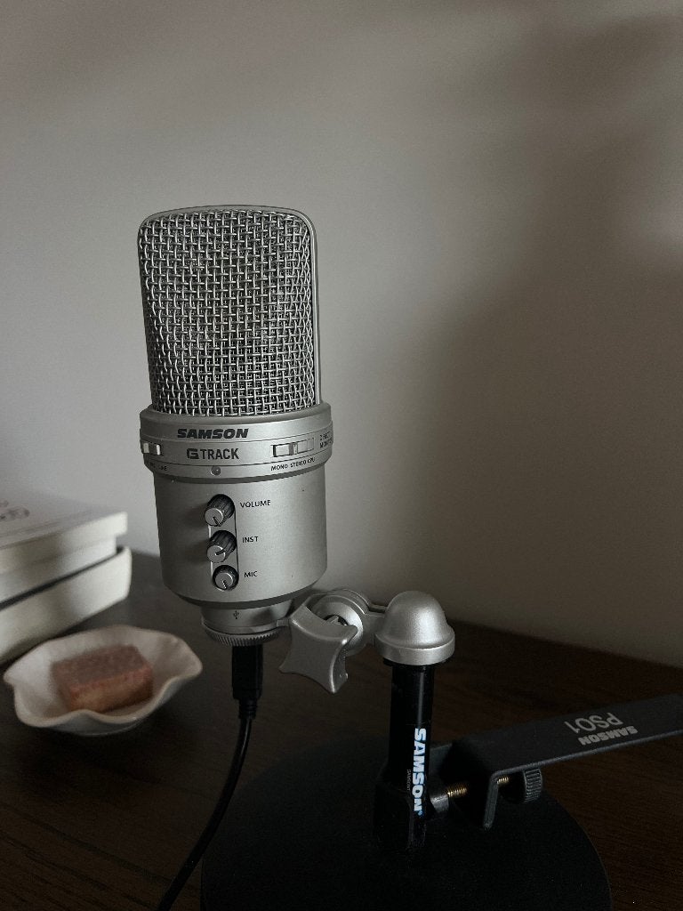USB studio microfoon, Ophalen of Verzenden, Zo goed als nieuw, Studiomicrofoon