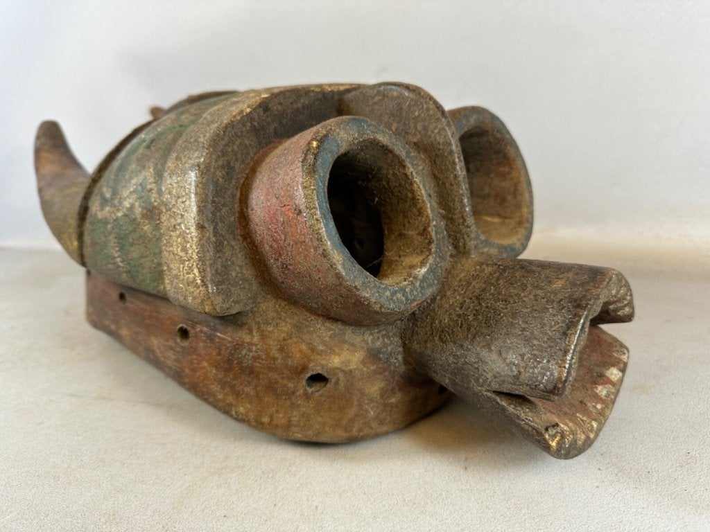 261024  Rare 2 Afrikaans Bobo Fing Fetisch sculpture., Ophalen of Verzenden