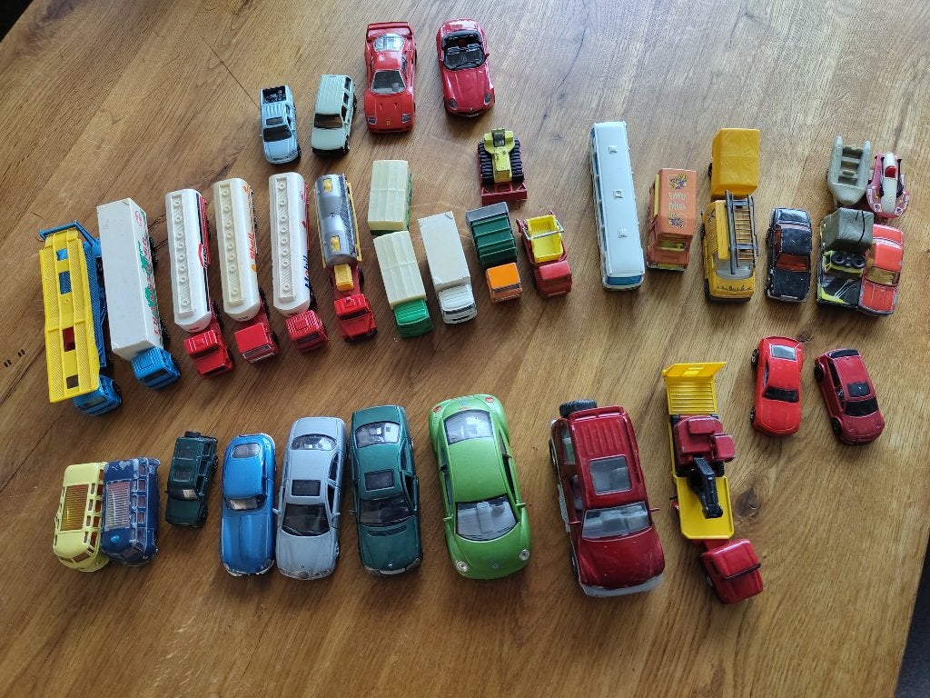Modelautos o.a. majorette, matchbox, burago, hotwheels, Ophalen of Verzenden, Gebruikt, Auto's