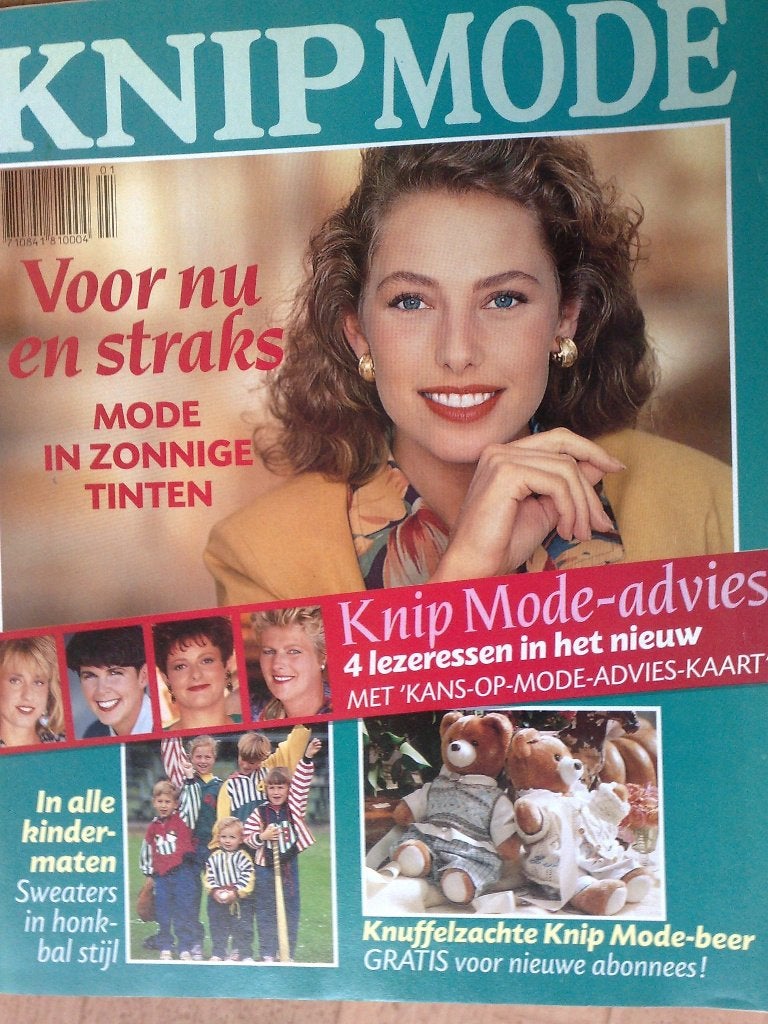 11 x Knipmode kledingpatronen uit jaargang 1992, Hobby en Vrije tijd, Kledingpatronen, Verzenden, Gebruikt, Vrouw, Knipmode
