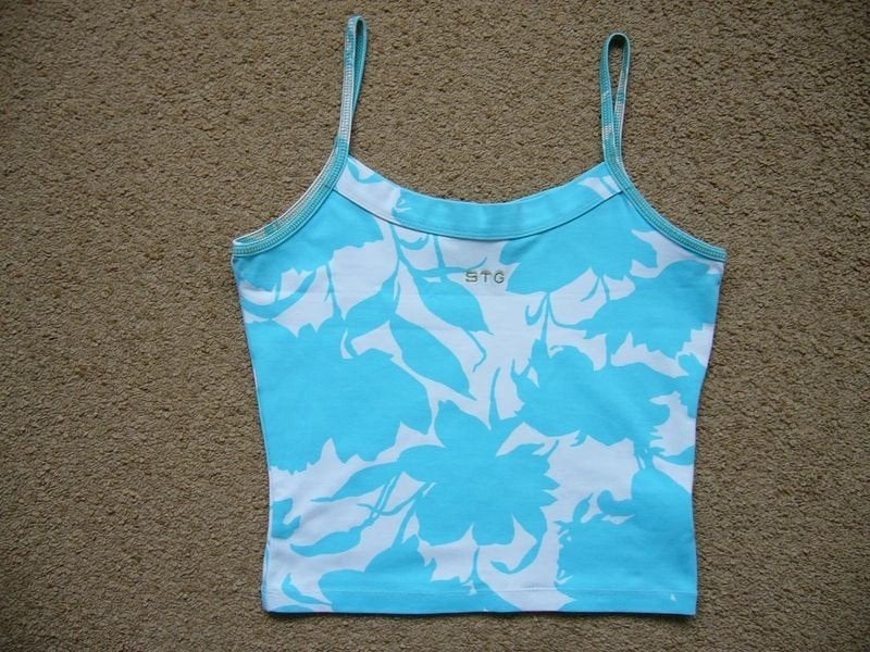 Stanley blouse en top travelstof mt XS - S nog nieuw, Blauw, Nieuw, Ophalen of Verzenden, Zonder mouw