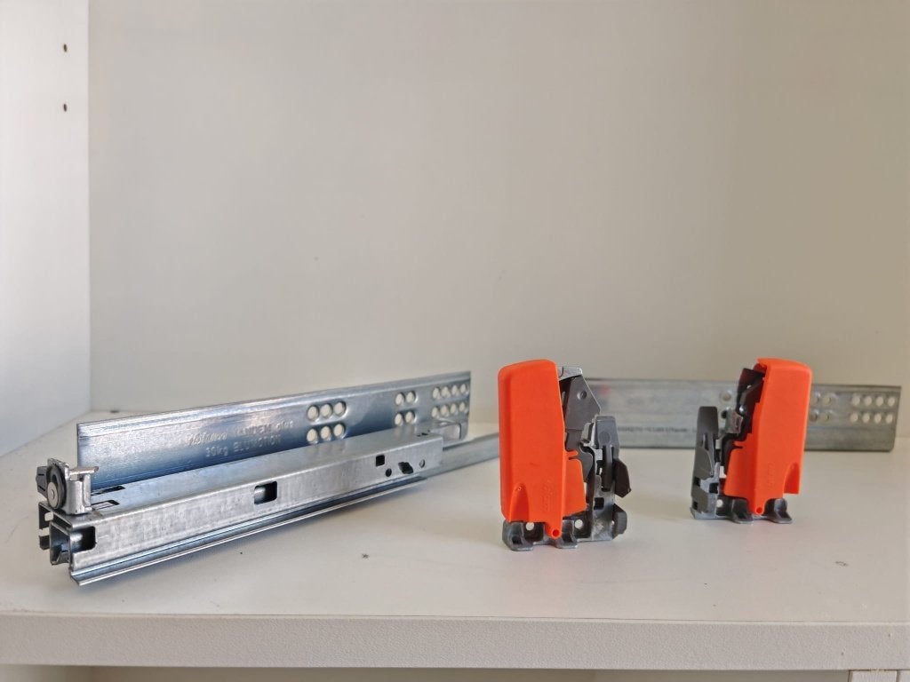 Blum Tandem softclose ladegeleiders, 30kgs, Ophalen of Verzenden, Nieuw, 250 mm of meer