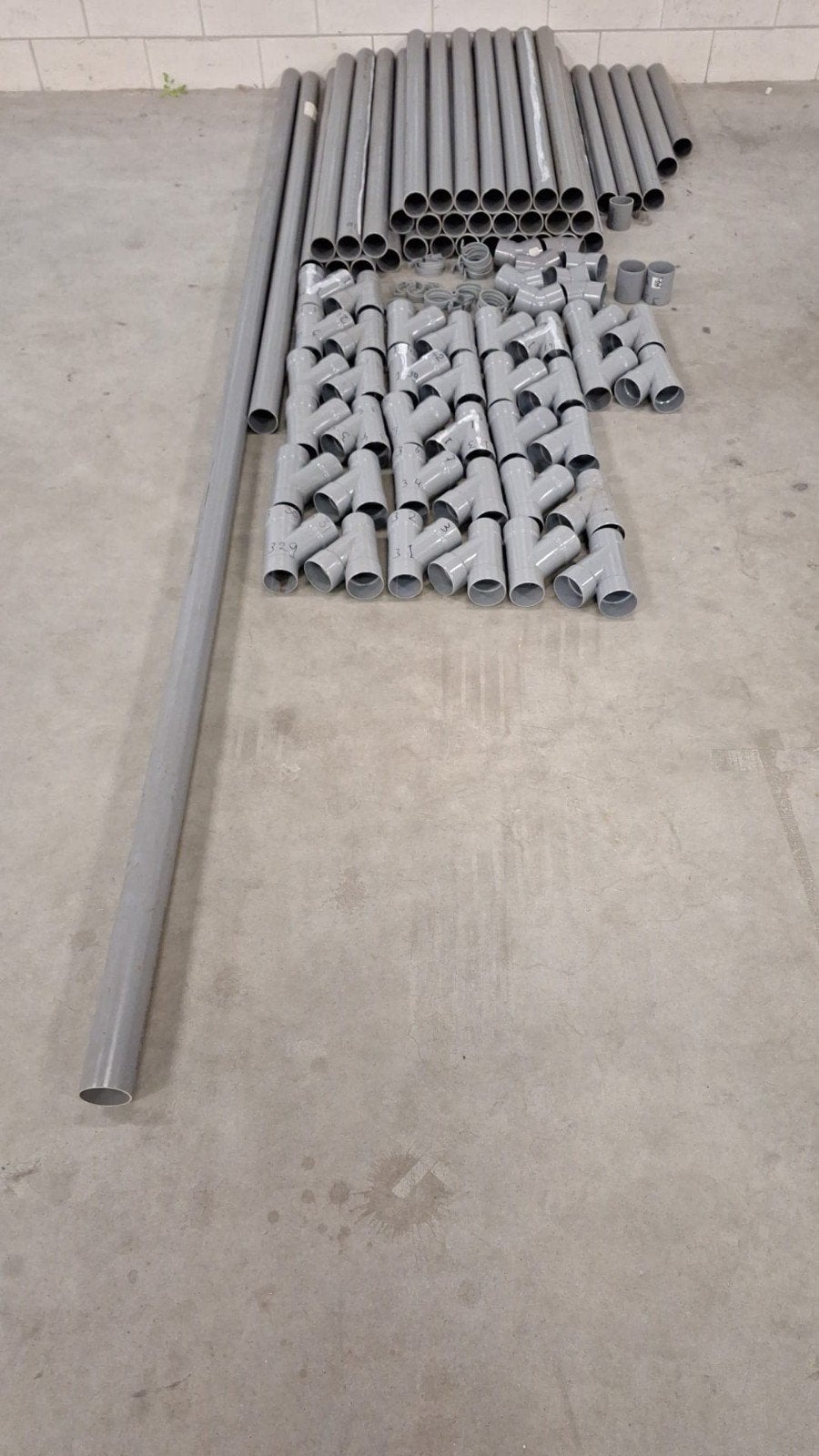 Diverse hemelwaterafvoer onderdelen Diameter 75mm, Doe-het-zelf en Verbouw, Metalen, Ophalen, Nieuw
