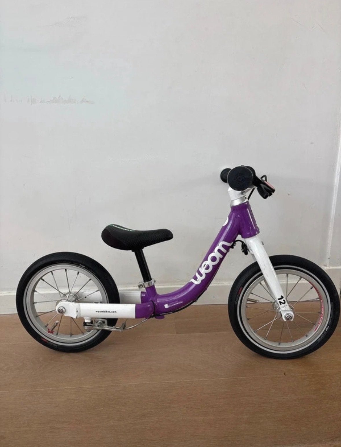 Woom 1 Loopfiets Paars in hele nette staat