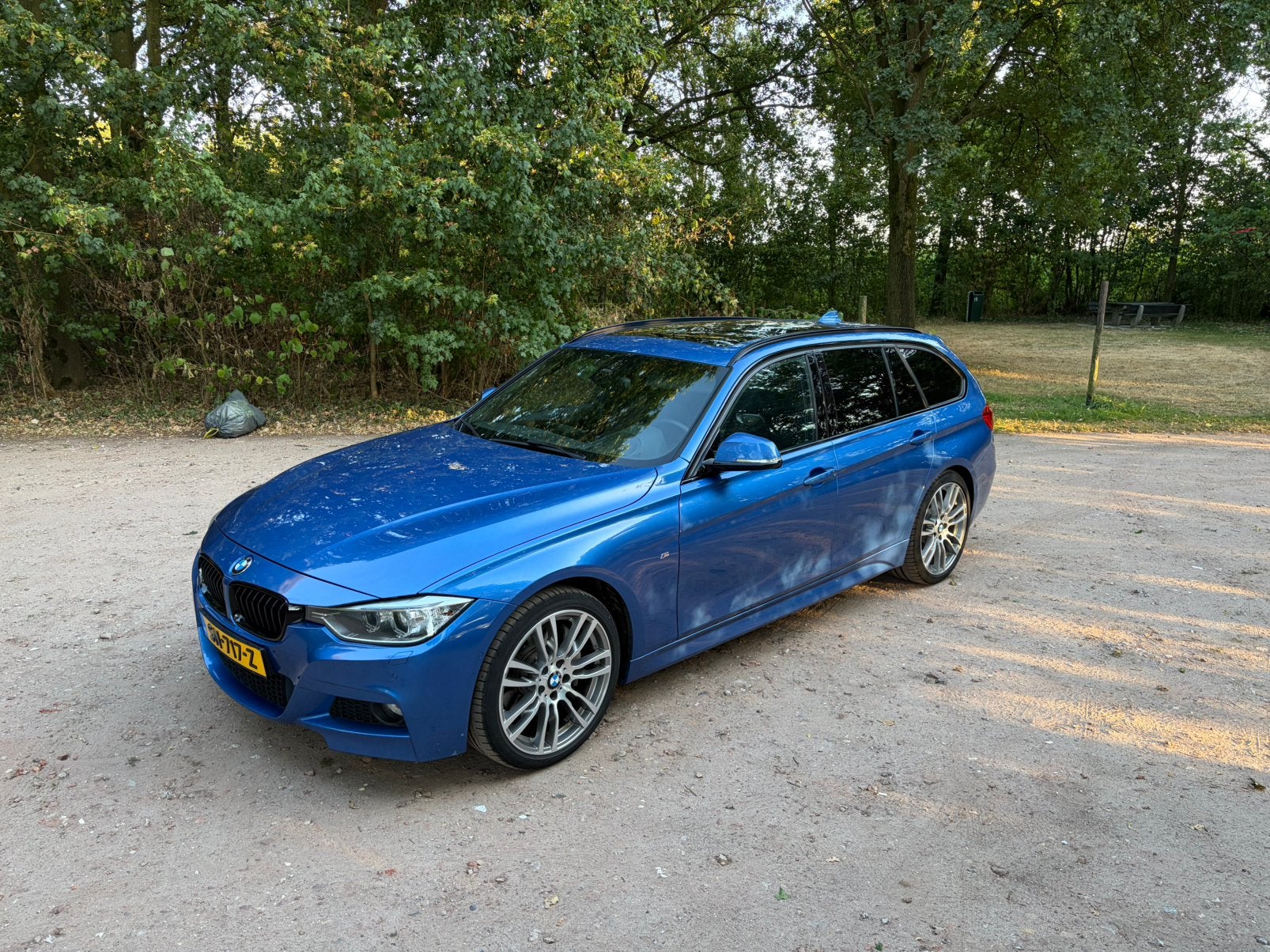 BMW 335D X-Drive Touring, Auto's, Automaat, 1800 kg, Zwart, Blauw