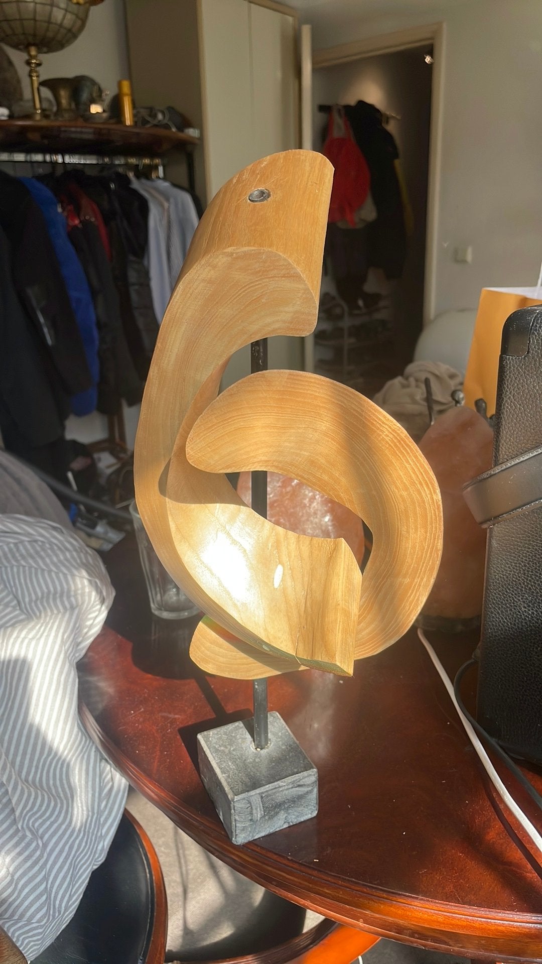 Patricia Elsakkers houten sculptuur, Minder dan 50 cm, Ophalen of Verzenden, Zo goed als nieuw, Minder dan 100 cm