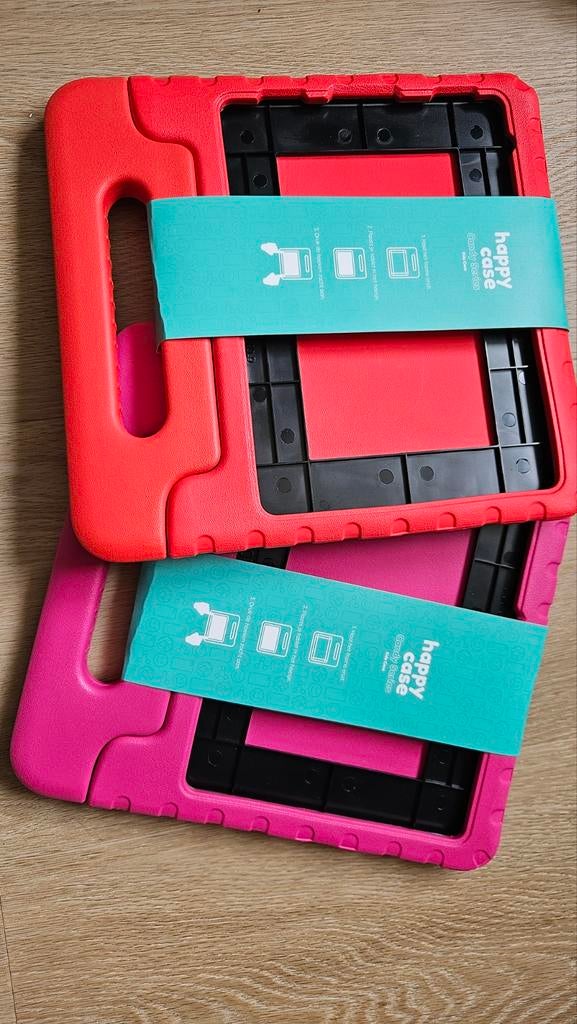 Kinder iPad Hoes voor iPad 11 (2025) 10.9 inch Rood/Roze, Ophalen of Verzenden, Nieuw, 10 inch, Bescherming voor- en achterkant