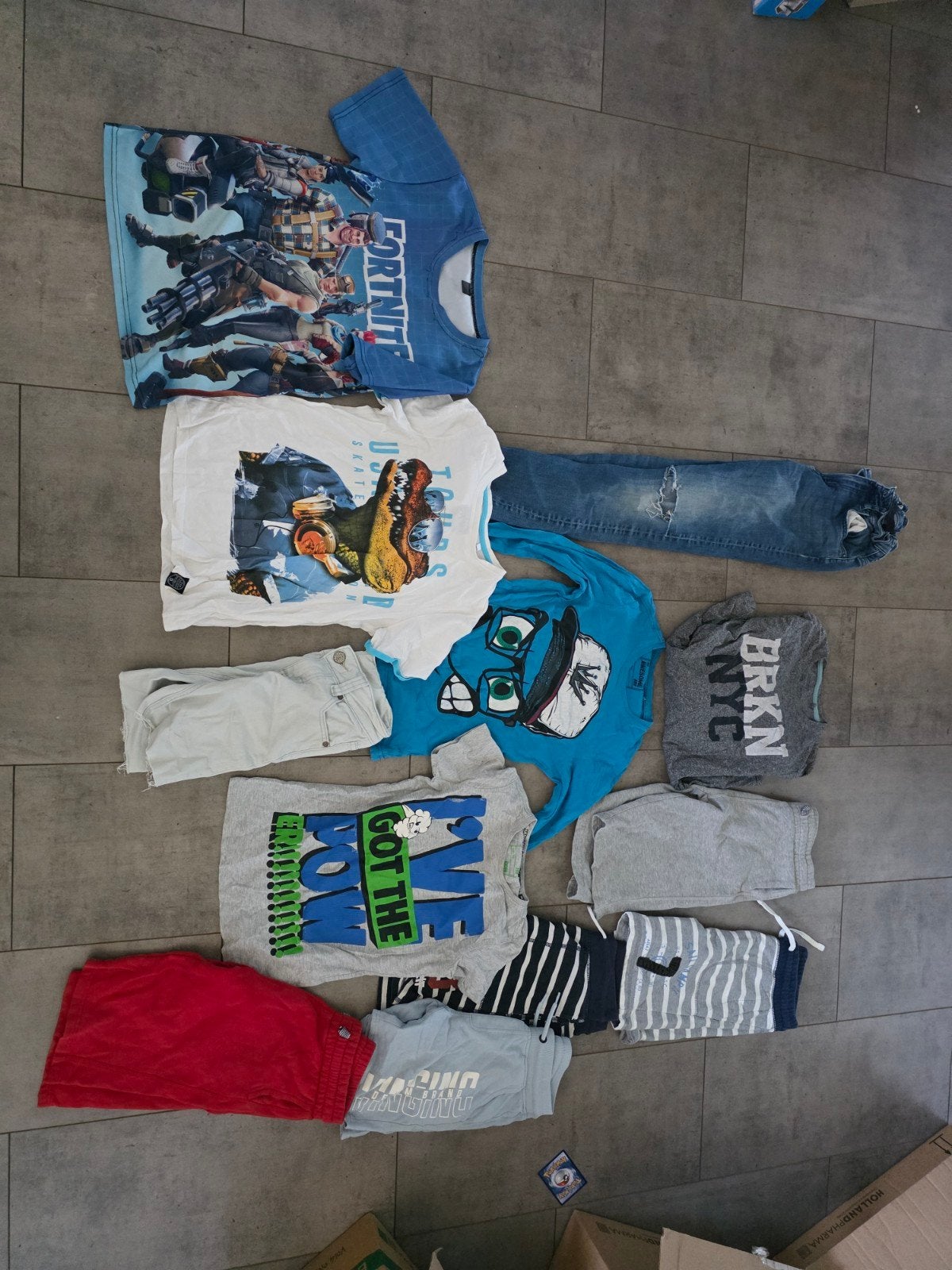 Zomer pakket partij jongens kleding 146 152  12 stuks, Ophalen of Verzenden, Maat 146