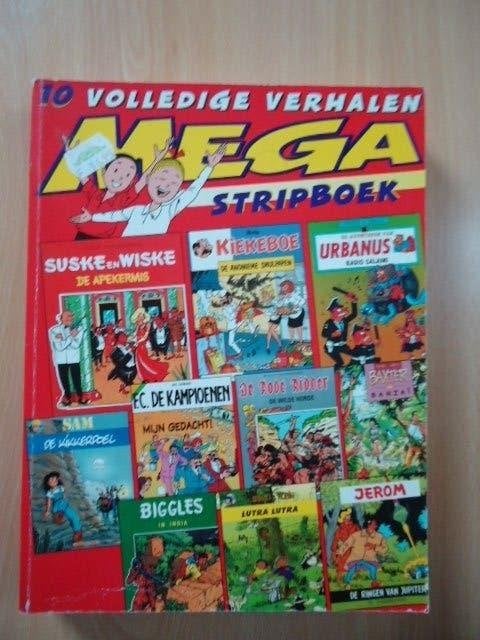 Mega stripboek, 10 volledige verhalen in 1 boek, 1999, Eén stripboek, Ophalen of Verzenden, Zo goed als nieuw