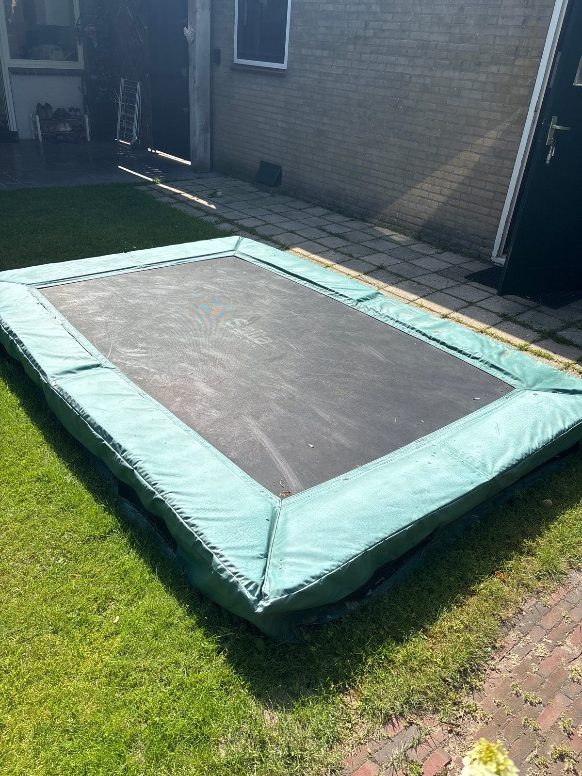 Salta Inground Trampoline 210x310, Ophalen, Gebruikt