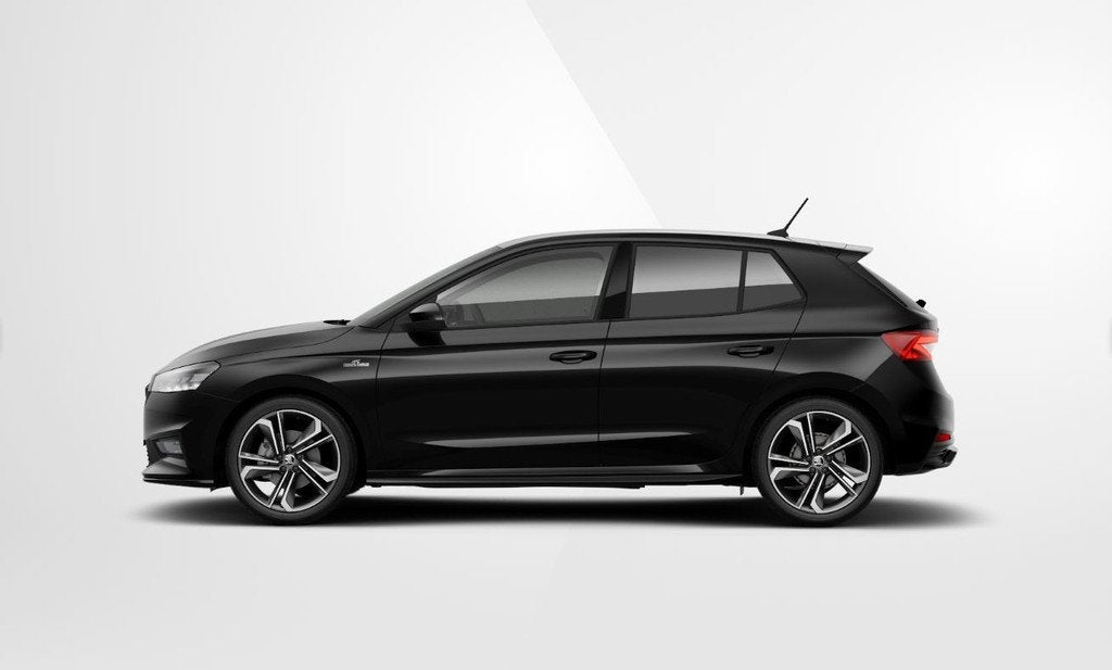 Skoda Fabia 1.0 TSI Monte Carlo inruilpremie 2.000,- / 18" l, Automatische klimaatregeling, 116 pk, Zwart, Bedrijf