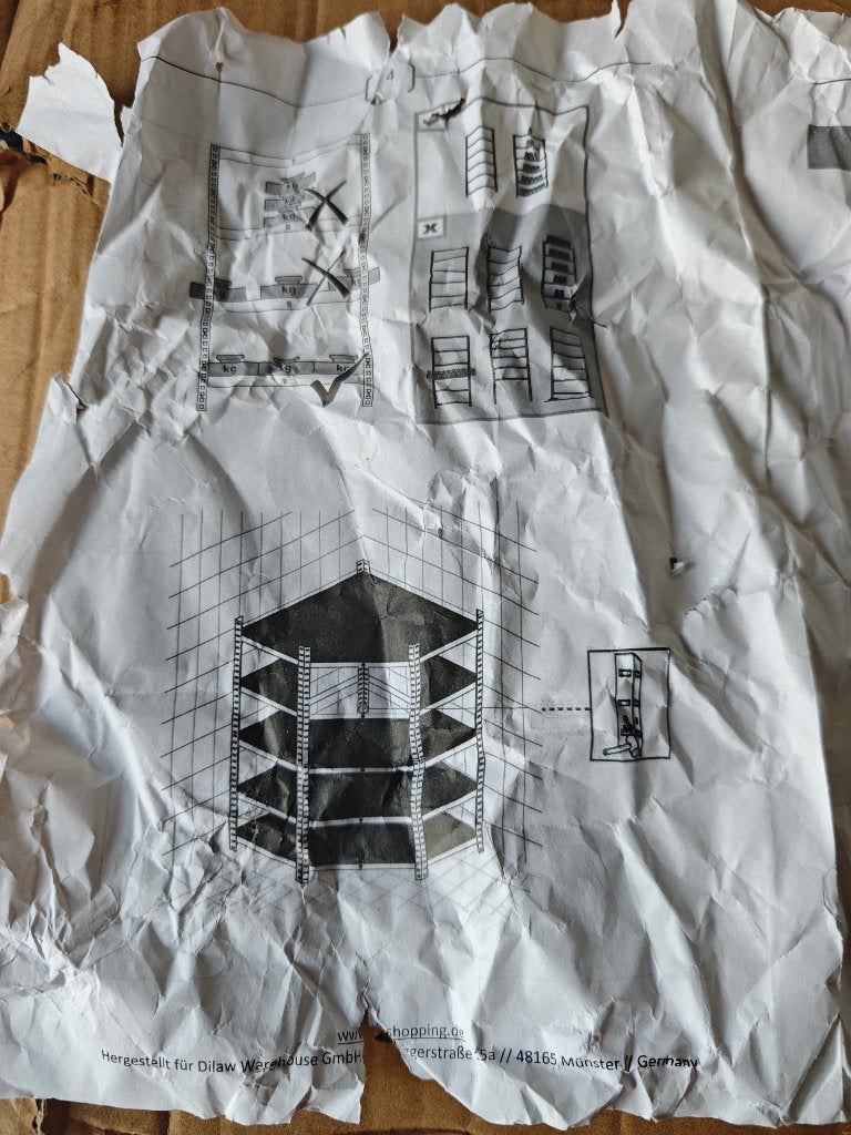 Hoekstelling met 5 planken - Nieuw in doos, Ophalen, Zo goed als nieuw