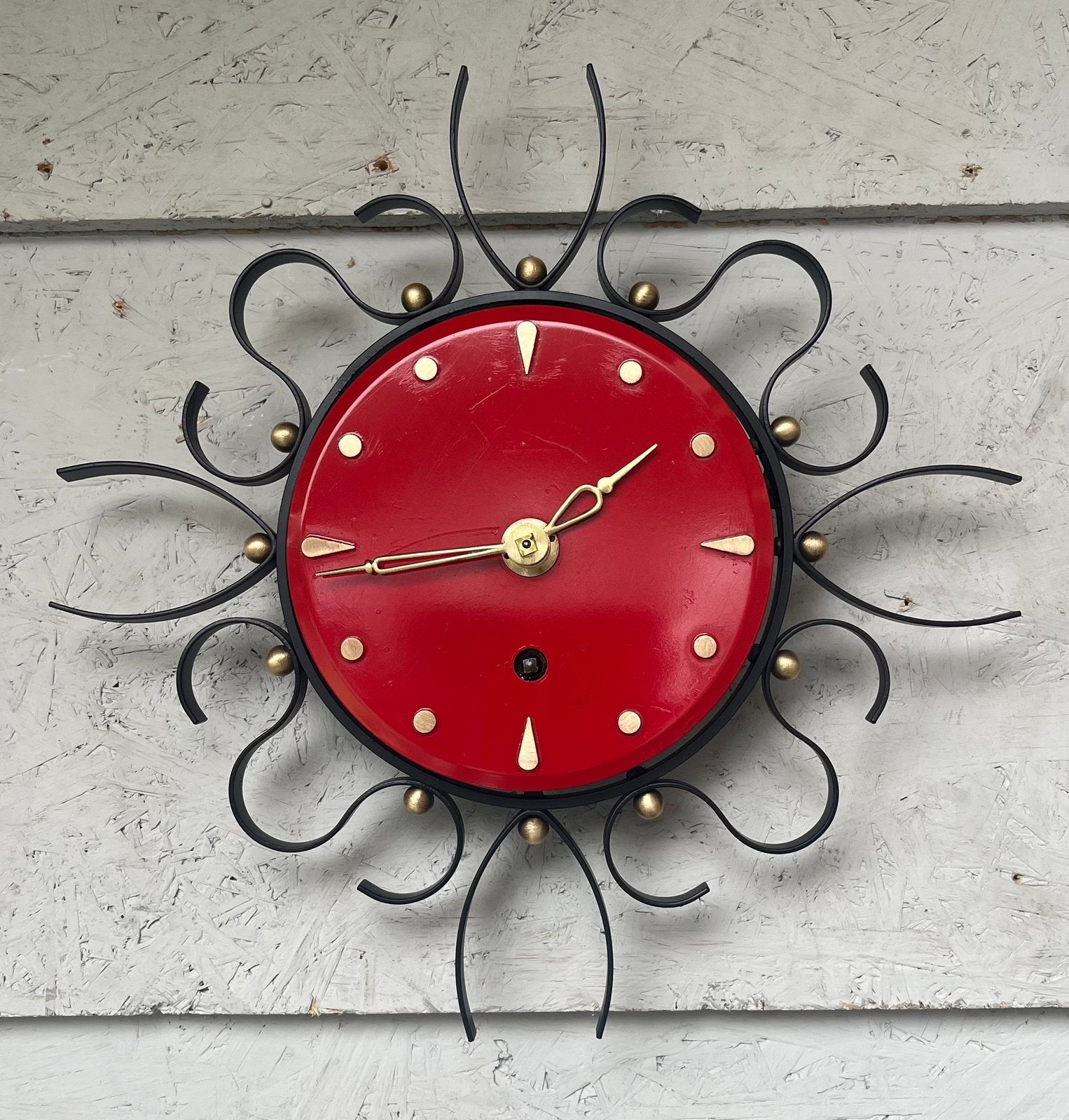 Sunburst Zonneklok mechanische, Ophalen
