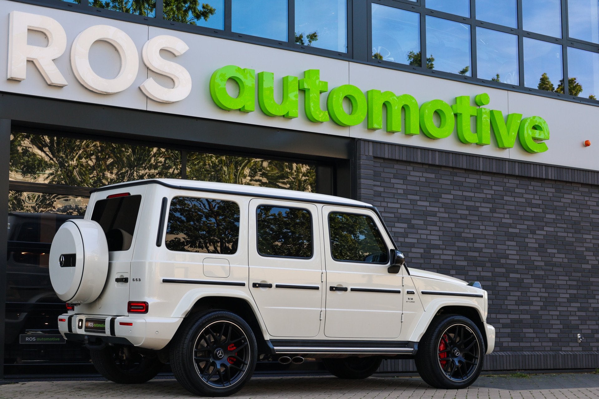 Mercedes-Benz G-Klasse 63 | MANUFAKTUR | BURMESTER 3D | MASS, Automaat, G-Klasse, Wit, Leder