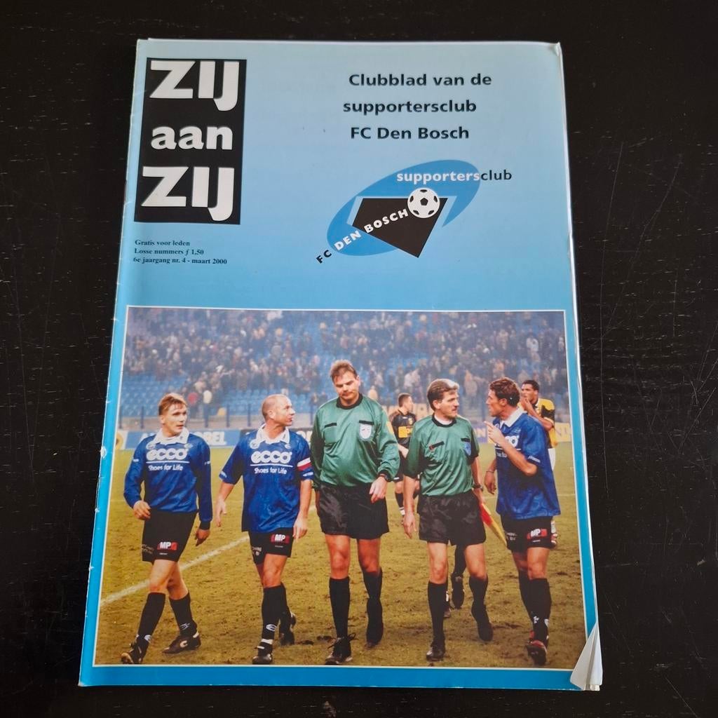 Zij aan Zij - Clubblad FC Den Bosch - Maart 2000, Ophalen of Verzenden, Gelezen, Sport en Vrije tijd
