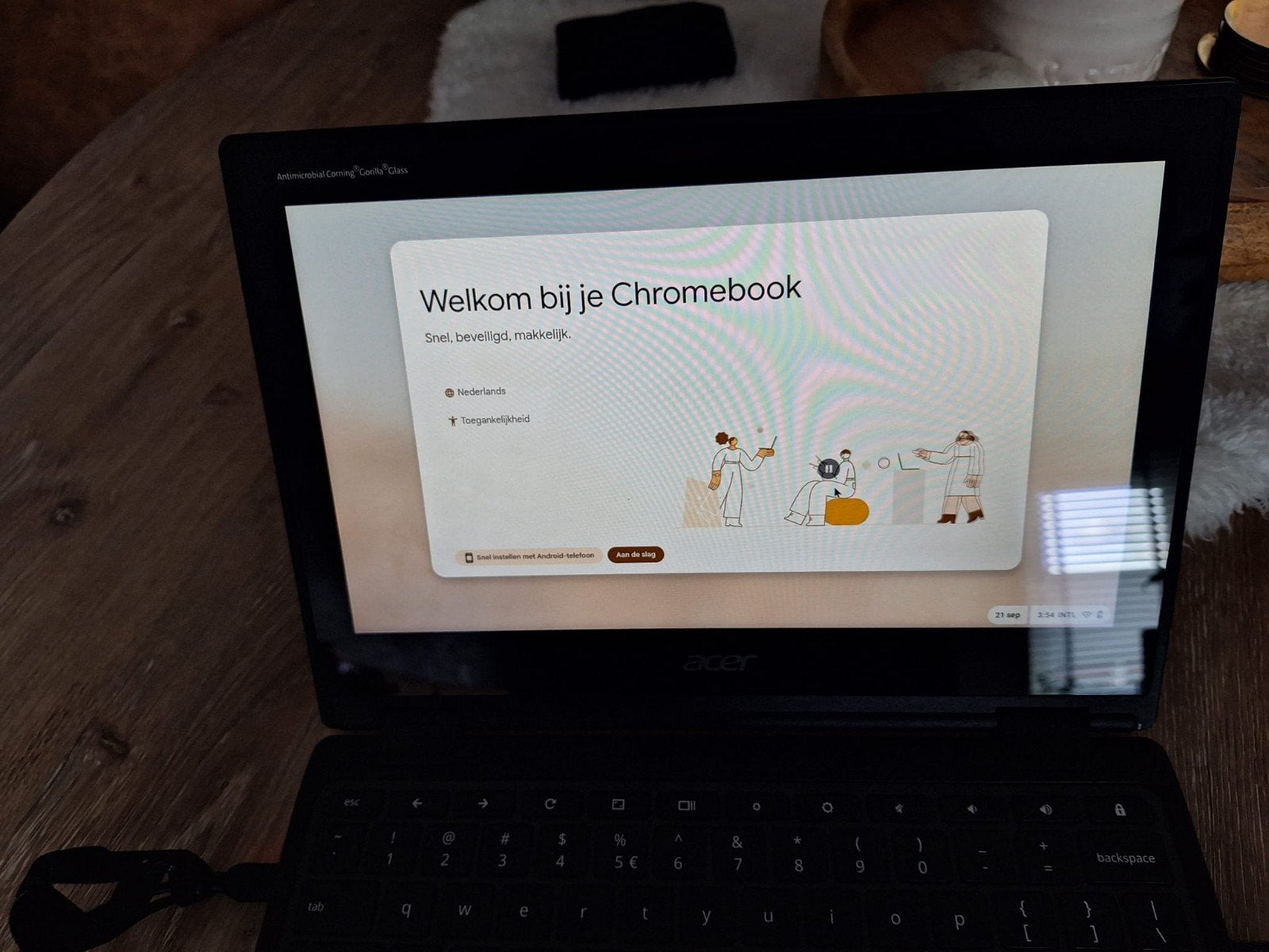 Acer Chromebook R 721T-43YQ -43YQ., Ophalen, 4 GB of minder, Touchscreen, 32 GB of minder
