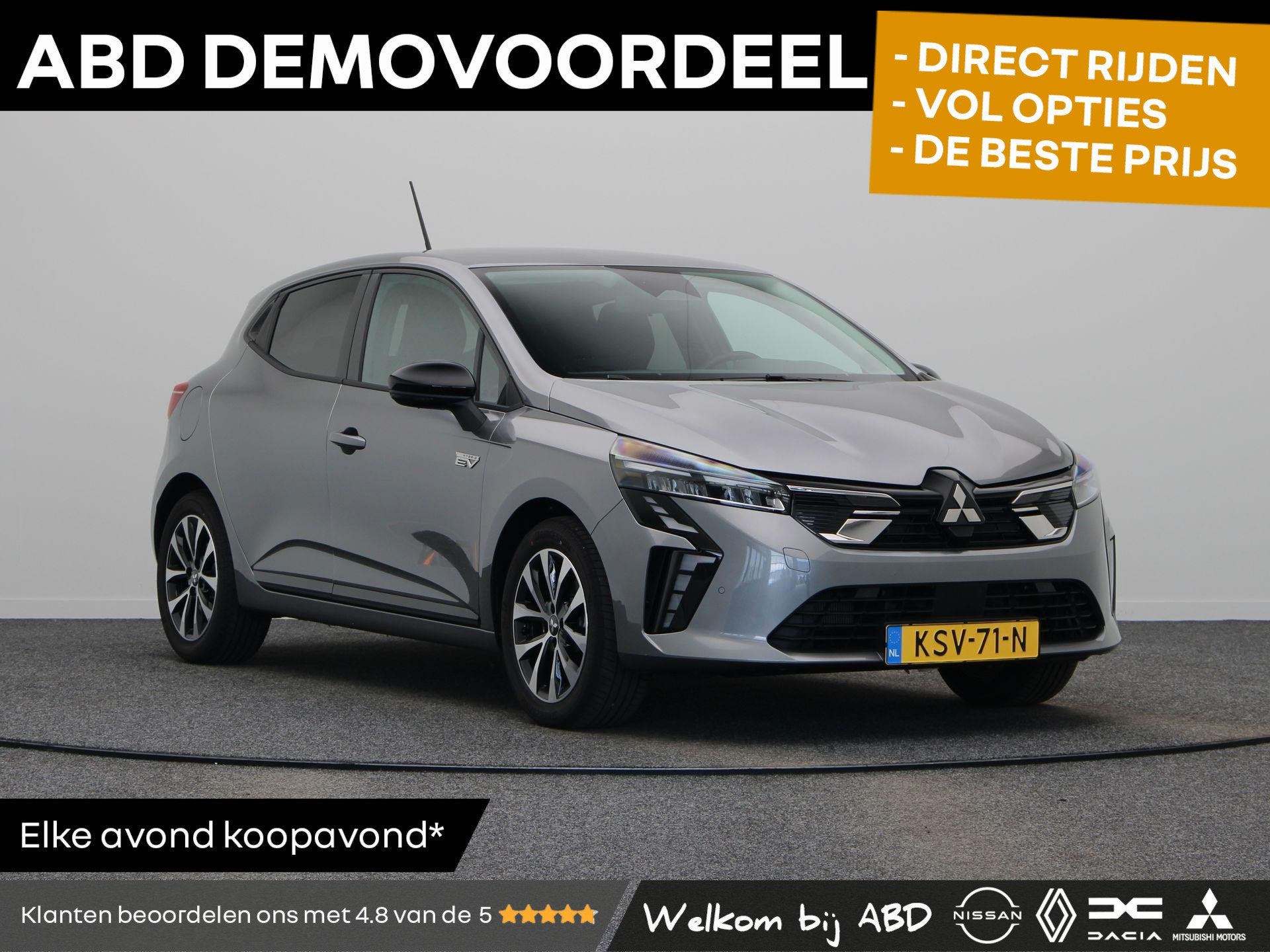 Mitsubishi Colt 1.6 HEV Intense | Achteruitrijcamera | Autom, Stof, Euro 6, Bedrijf, Hybride Elektrisch/Benzine