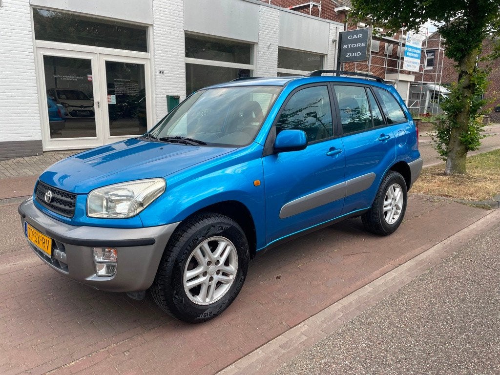 Toyota RAV4 1.8-16V VVT-i Luna /Airco / volledig onderhouden, Voorwielaandrijving, Gebruikt, 4 cilinders, Blauw