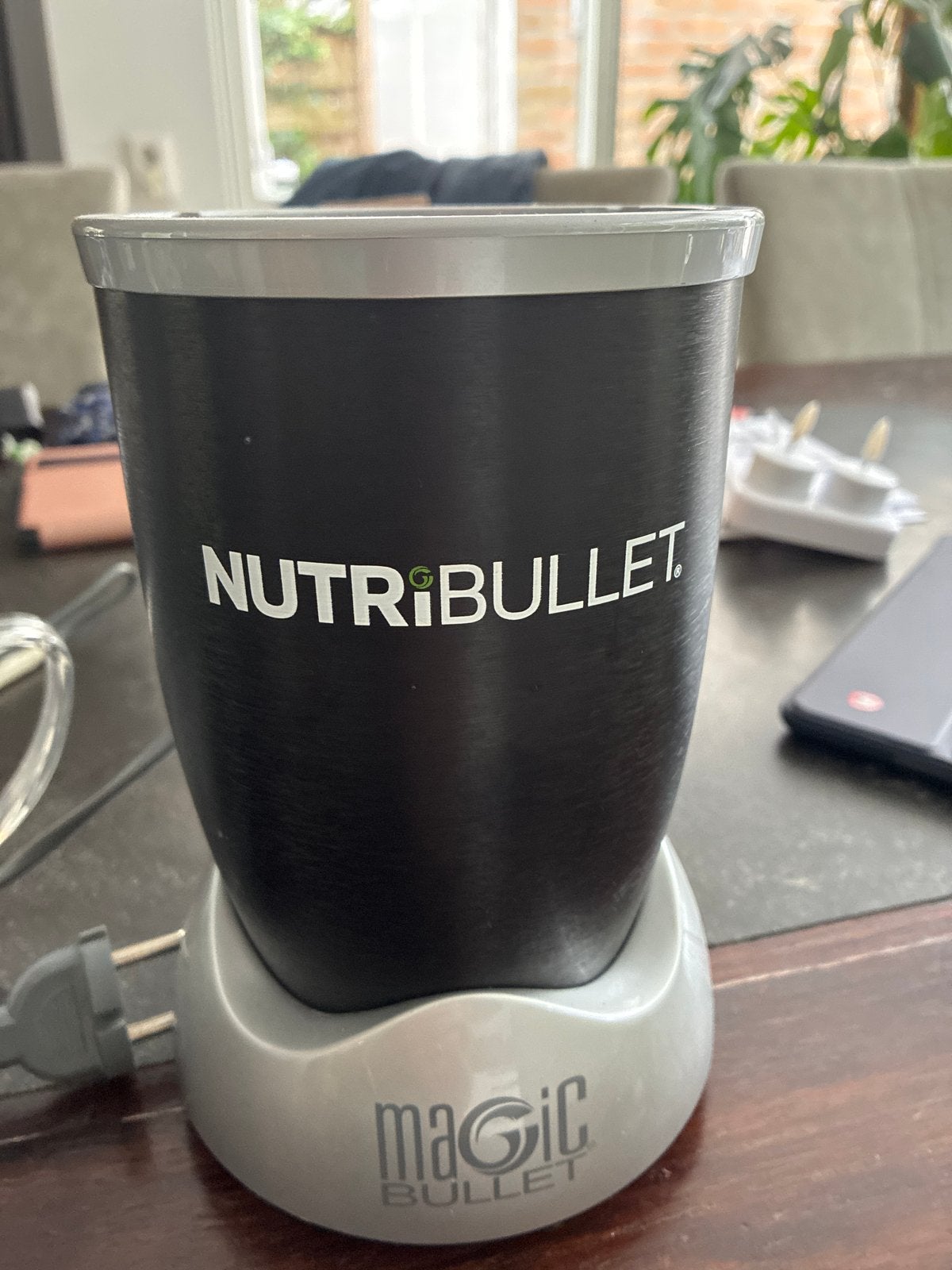 Nutribullet Magic Bullet Blender met extra accessoires, Witgoed en Apparatuur, Gebruikt, Ophalen of Verzenden, Vaatwasserbestendig