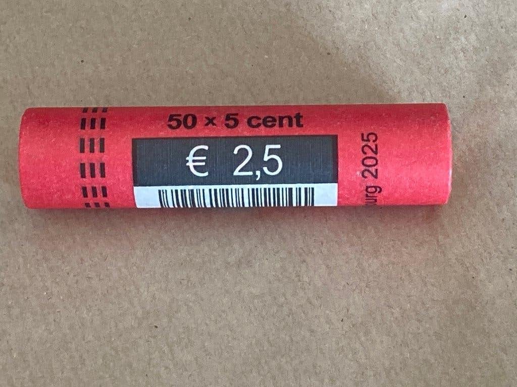 € 0,05 Zichtrol. Luxemburg. 2025. Laatste Henri., Ophalen, Luxemburg, 5 cent, Setje