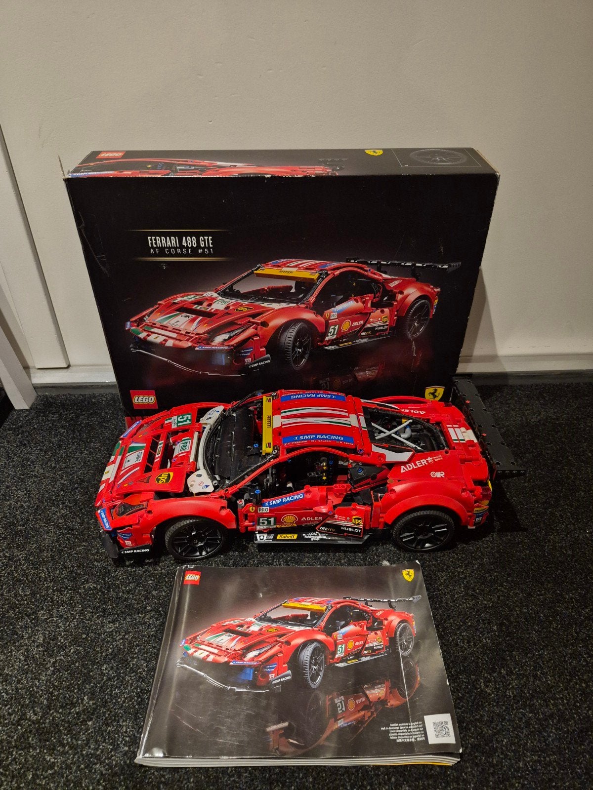 LEGO 42125 Technic Ferrari 488 GTE AF Corse #51, Kinderen en Baby's, Aastvej 1, 7190 Billund, Denemarken, Ophalen of Verzenden