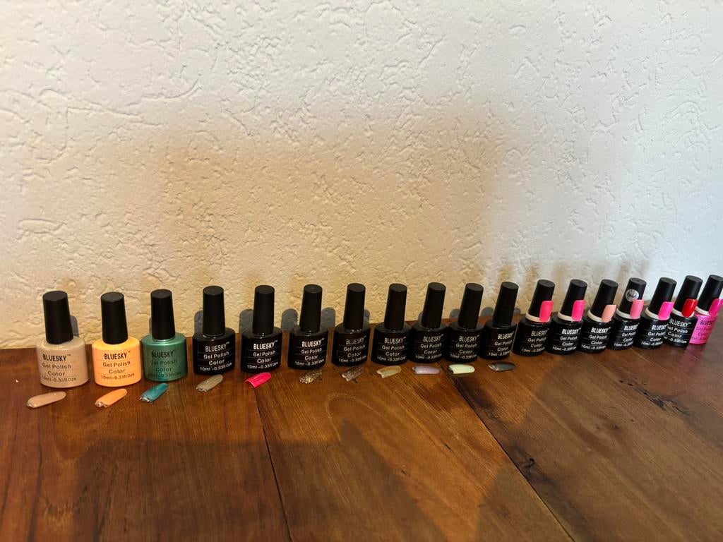 Bluesky gelpolish, Ophalen of Verzenden, Zo goed als nieuw, Overige kleuren, Handen en Nagels