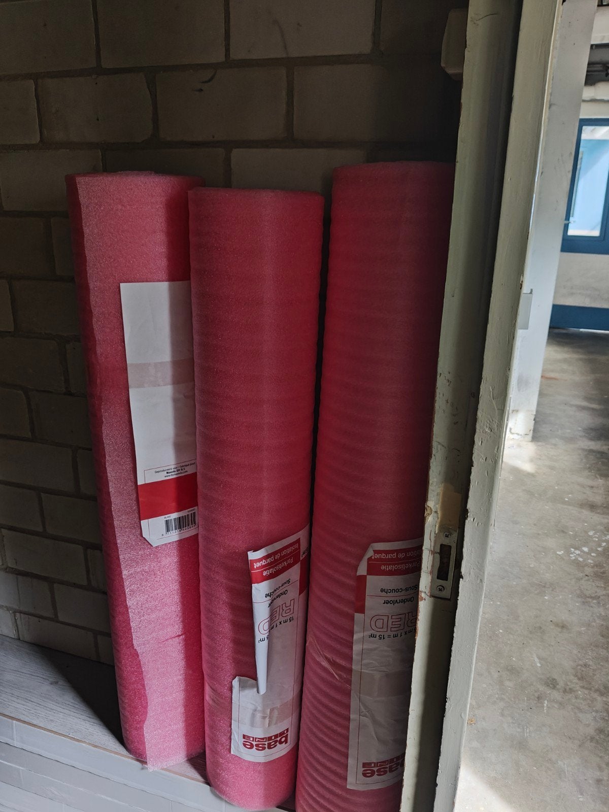 3x Baseline Laminaat Ondervloer Red - 2mm - 15m², Ophalen, Overige materialen, 30 cm of meer, 50 tot 150 cm