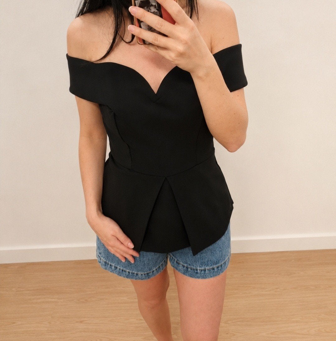 Nieuwe offshoulder top, Ophalen, River Island, Nieuw, Maat 36 (S)