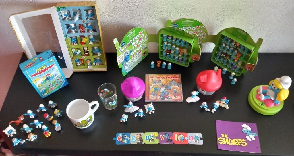 Verzameling smurfen / artikelen, Ophalen of Verzenden, Zo goed als nieuw, Verschillende Smurfen, Overige typen