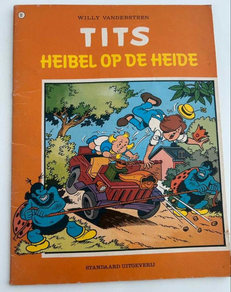Tits: Heibel op de Heide - Willy Vandersteen stripboek, Eén stripboek, Ophalen of Verzenden, Gelezen