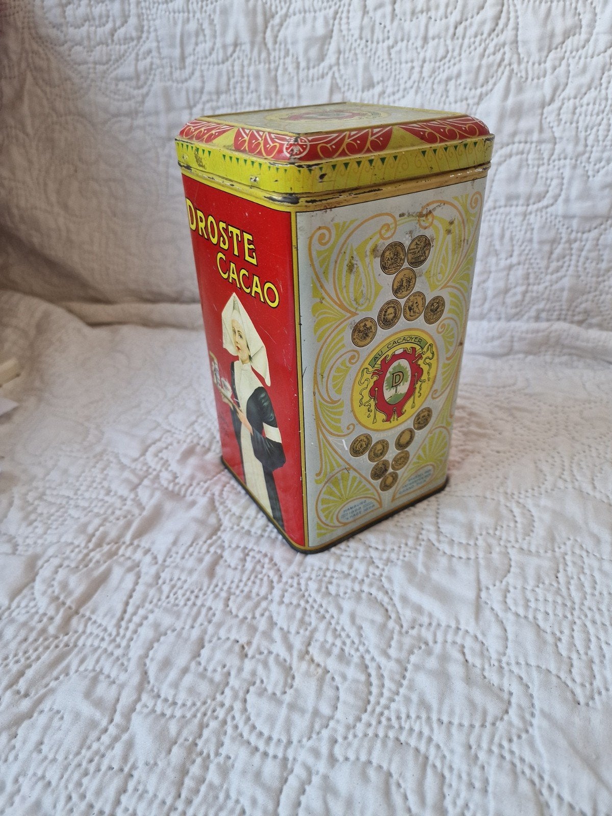 Vintage Droste Cacao Blik - Zeldzaam Verzamelobject, Ophalen of Verzenden