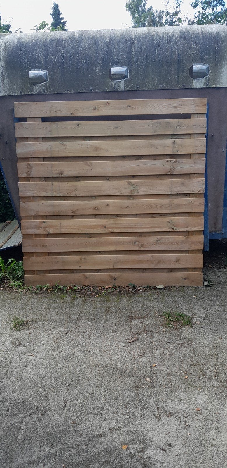 Te koop, afscheidings scherm., Ophalen, Hout, Minder dan 3 meter, 1 tot 2 meter