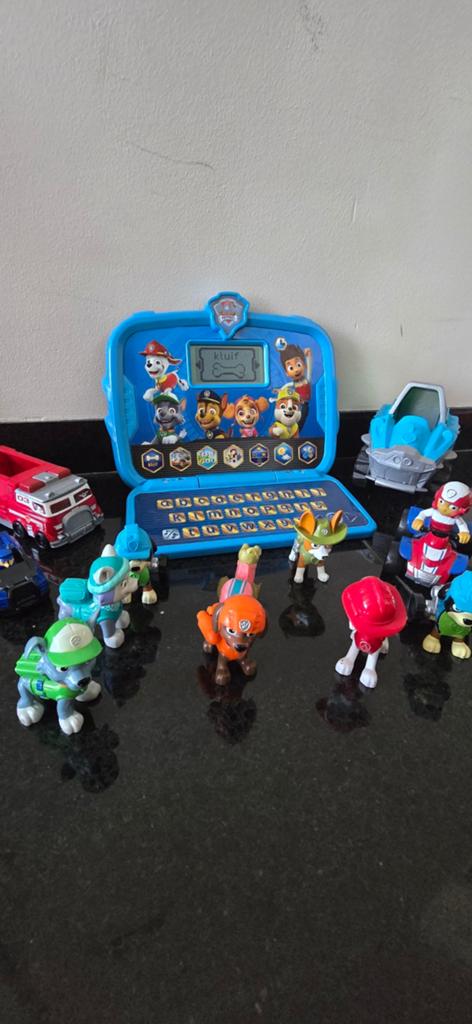 Paw Patrol speelgoedset met voertuig en figuren, Kinderen en Baby's, Speelgoed | Actiefiguren, Ophalen of Verzenden, Zo goed als nieuw