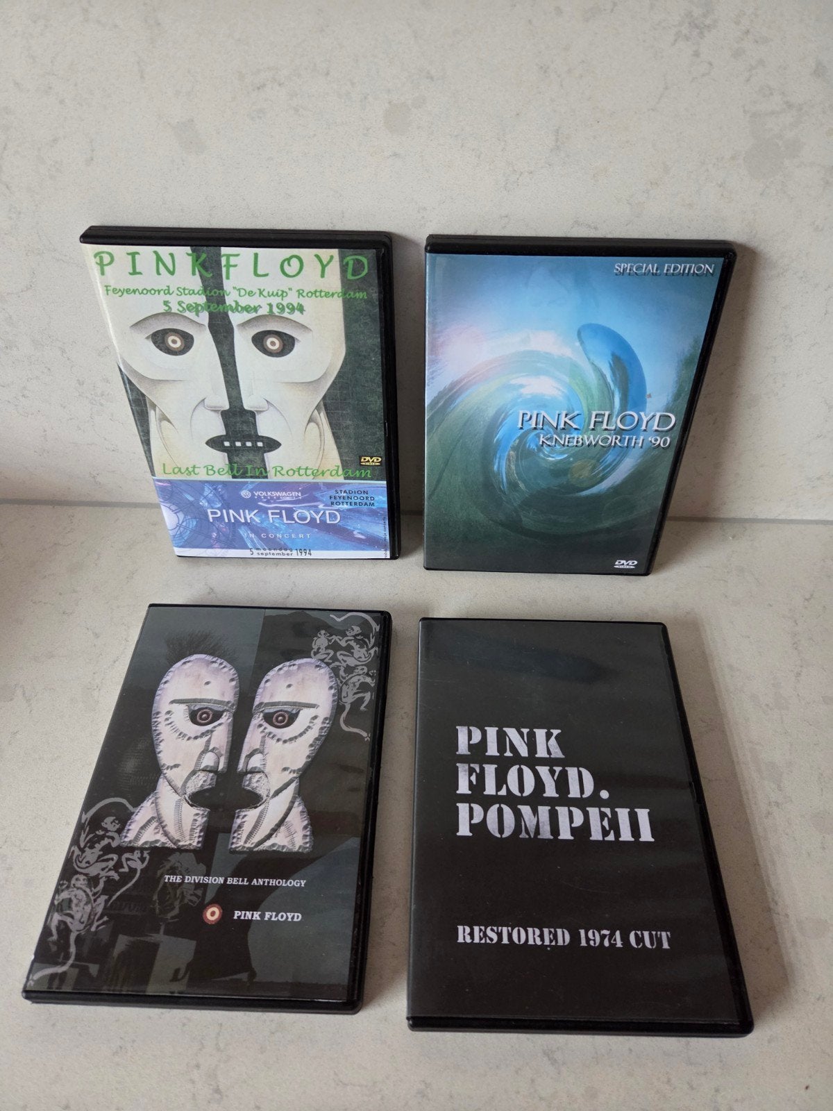 Pink Floyd dvd 4x + Star Profile cd, Alle leeftijden, Ophalen of Verzenden, Zo goed als nieuw