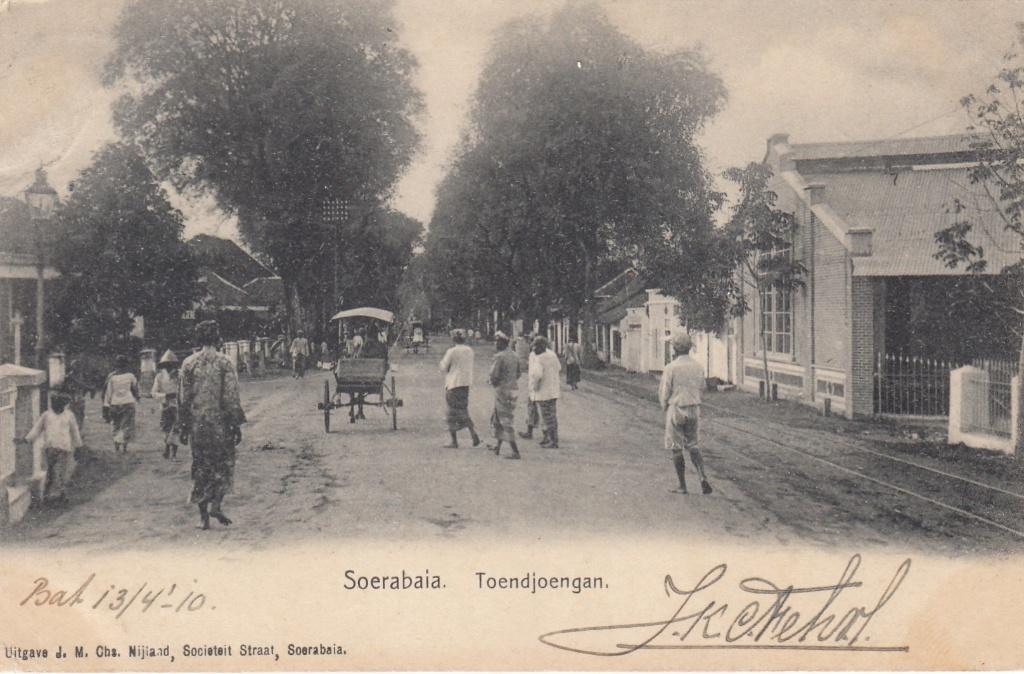Ned.Indie - Soerabaia - Toendjoengan 1910, Verzenden, Voor 1920, Gelopen, Buiten Europa