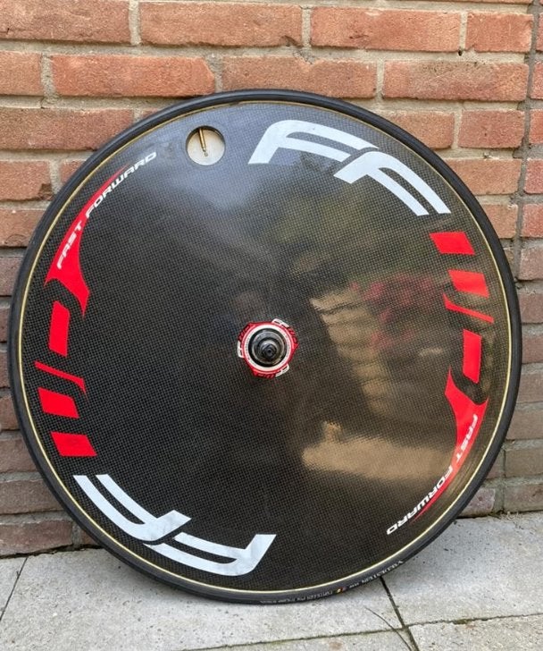 Fast Forward disc tijdrit wiel (tube), Gebruikt, Fast Forward, Racefiets, Carbon