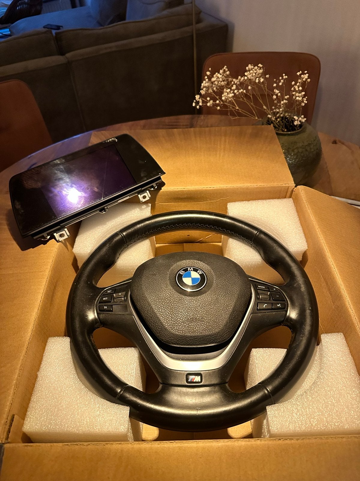 Origineel BMW F20 M-stuur met gratis multimedia scherm, Ophalen of Verzenden, Gebruikt, BMW
