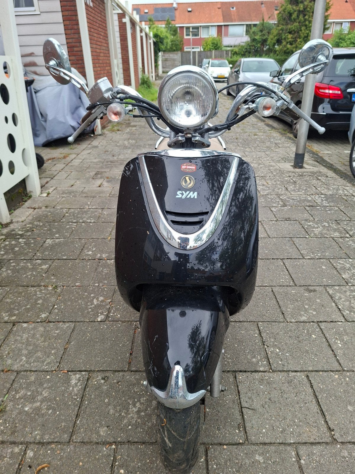 Sym Allo scooter, zwart, 4064 km, gebruikt, Fietsen en Brommers, Scooters | SYM, Ophalen, Gebruikt, Maximaal 45 km/u, Allo