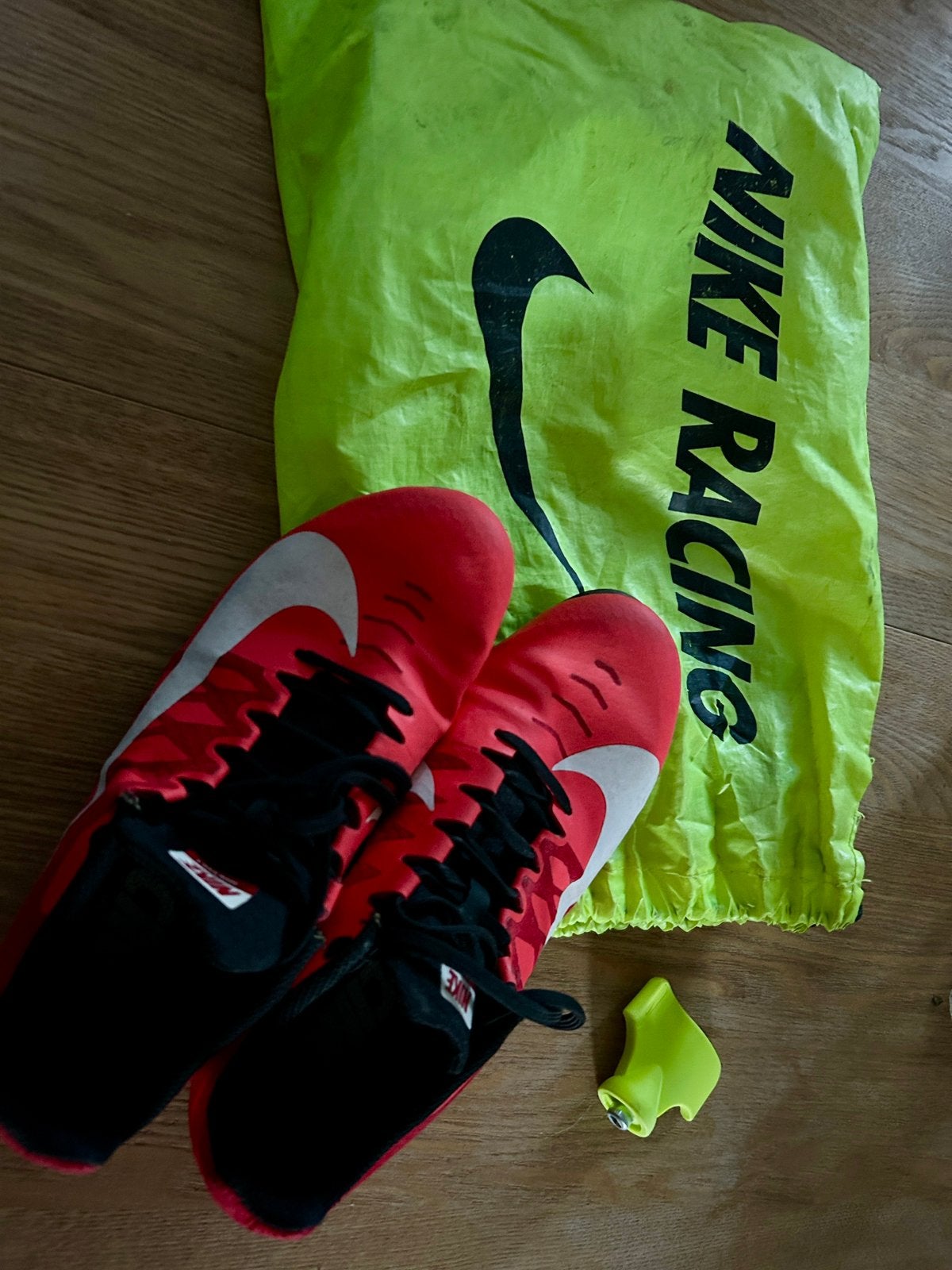 Spikes voor atletiek, nike racing, nauwelijks gebruikt, 38.5, Ophalen of Verzenden, Zo goed als nieuw, Spikes, Nike